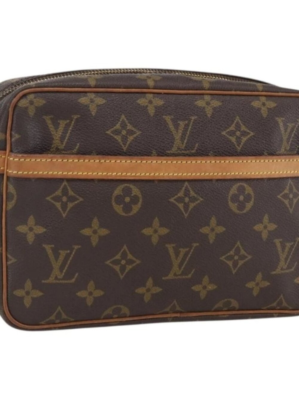 LOUIS VUITTON Monogram Compiegne 23 Clutch Bag M51847 LV Auth ka2101 - Picture 1 of 16